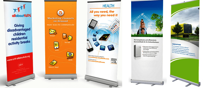 All types of display banner