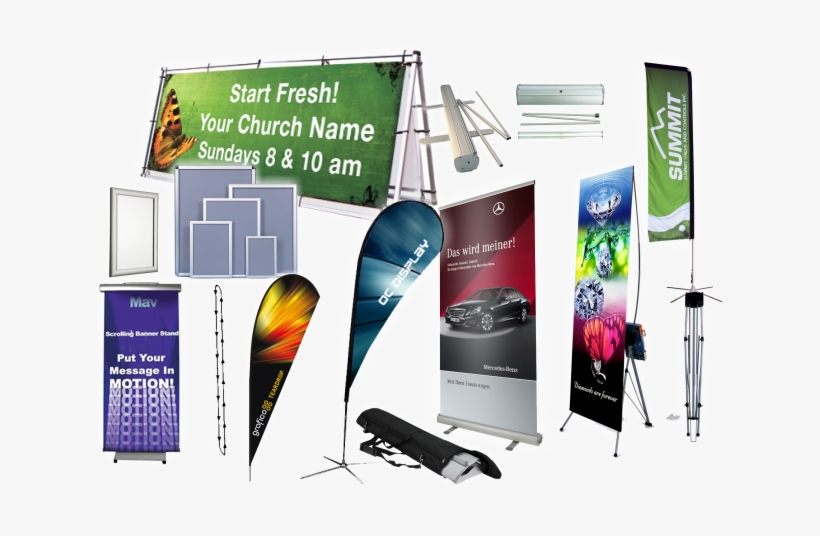 display banners-stands-flags-roll-up