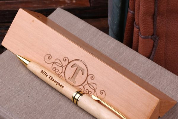 custom branded wooden Pen